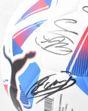Endrick/Pepe/Rodrygo/J. Gomes/G. Arana Autographed Puma Soccer Ball - JSA