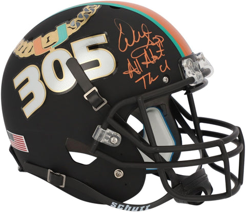 Autographed Warren Sapp Miami Helmet