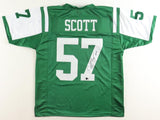 Bart Scott Signed New York Jets Jersey (Beckett) 2006 Pro Bowl Linebacker