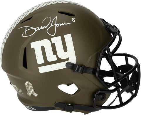 Autographed Daniel Jones New York Giants Helmet
