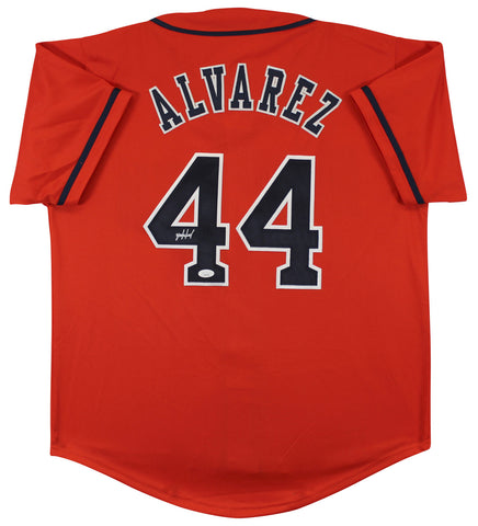 Yordan Alvarez Authentic Signed Orange Pro Style Jersey JSA