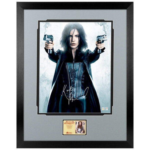 Kate Beckinsale Autographed Underworld Awakening Selene 11x14 Framed Photo