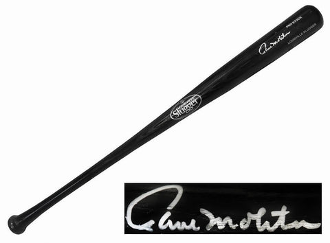 Paul Molitor BREWERS Signed Louisville Slugger Black Baseball Bat - SCHWARTZ