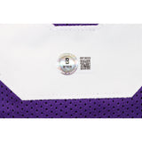 Carl Eller Autographed Pro Style Size XL Purple Jersey HOF Beckett Witness 54624