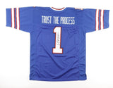Sean McDermott Signed Buffalo Bills "Trust the Process" Jersey (JSA COA)