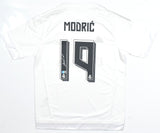 Luka Modric Autographed Real Madrid Home Soccer Jersey #19 - Beckett *L