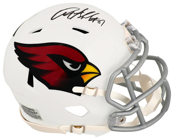 Anquan Boldin Signed Arizona Cardinals Riddell Speed Mini Helmet -(SCHWARTZ COA)