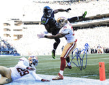 Doug Baldwin Autographed Signed 11x14 Photo Seattle Seahawks MCS Holo #64209