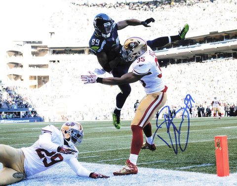 Doug Baldwin Autographed Signed 11x14 Photo Seattle Seahawks MCS Holo #64209