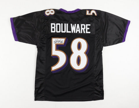 Peter Boulware Signed Baltimore Ravens Jersey (JSA) Former Florida State L.B.