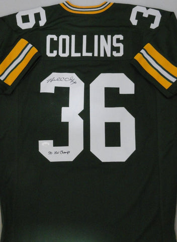 Packers NICK COLLINS Signed Custom Replica Green Jersey AUTO w/ SB XLV CHAMP JSA