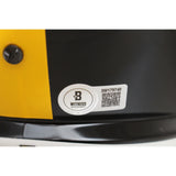 Kaleb Johnson Autographed Pittsburgh Steelers F/S Helmet Beckett Witness 51687