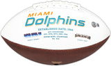 DE'VON ACHANE AUTOGRAPHED DOLPHINS WHITE LOGO FOOTBALL BECKETT WITNESS 221538