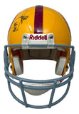 Joe Gibbs Sonny Jurgenson Signed Redskins FS Authentic Helmet HOF Insc JSA Holo