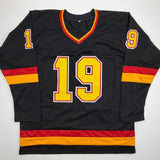 Autographed/Signed Markus Naslund Vancouver Black Hockey Jersey Beckett COA