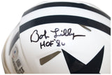 Bob Lilly Signed Dallas Cowboys TB '60-'63 Mini Helmet w/HOF BAS 40158
