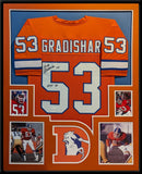 FRAMED DENVER BRONCOS RANDY GRADISHAR AUTOGRAPHED SIGNED JERSEY JSA COA