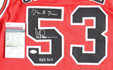 Artis Gilmore Signed Chicago Bulls Jersey Inscribed The A-Train & HOF 11 JSA COA