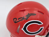 DEVIN HESTER AUTOGRAPHED BEARS 2022 ALTERNATE ORANGE MINI HELMET BECKETT 244040