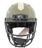 T.J. Watt & Michael Strahan 22.5 Sacks Signed STS F/S Speed Proline Helmet BAS W