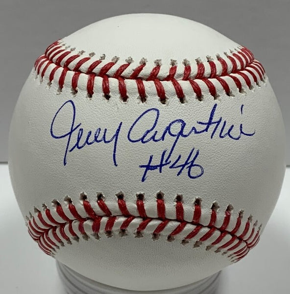 Milw Brewers Pitcher JERRY AUGSTINE Signed Official MLB Baseball AUTO - JSA