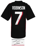 Bijan Robinson Signed Black Custom Football Jersey - (Beckett COA)