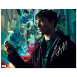 Ezra Miller Autographed 2021 Justice League Barry Allen w/ Batarang 11x14 Photo