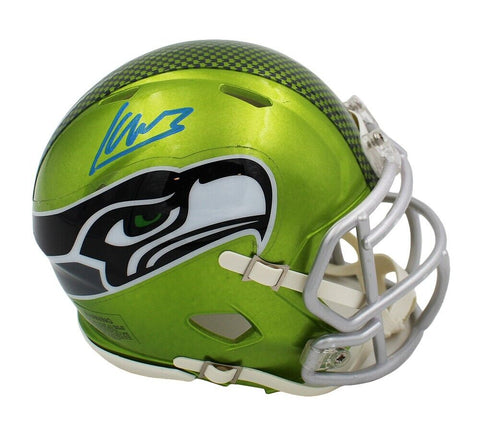 Kenneth Walker III Signed Seattle Seahawks Speed Flash NFL Mini Helmet