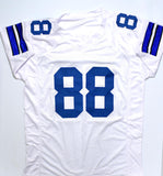 Michael Irvin Signed White Pro Style Jersey w/ 3 Inscriptions-Beckett W Hologram