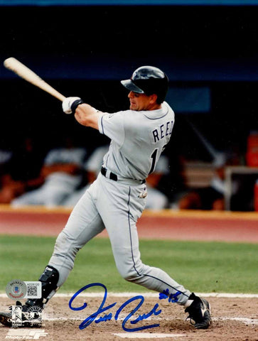 Jeff Reed Autographed/Signed Colorado Rockies 8x10 Photo Beckett 50399