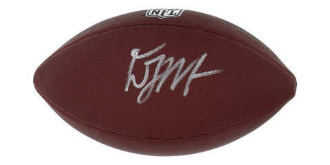 D. J. Moore Signed Chicago Bears Wilson NFL Football (Beckett) All Pro Receiver