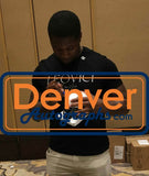 Roquan Smith Autographed/Signed Chicago Bears Lunar Mini Helmet BAS 33237