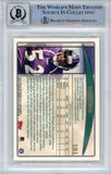 Ray Lewis Autographed/Signed 1998 Topps #181 Trading Card Beckett Slab 39216
