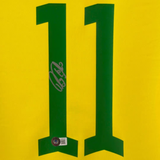 Raphinha Signed Brazil FC Home Soccer Jersey #11 with Beckett COA