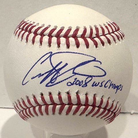 Phillies GEOFF JENKINS Signed Official MLB Baseball AUTO w/ 2008 WS Champs - BAS