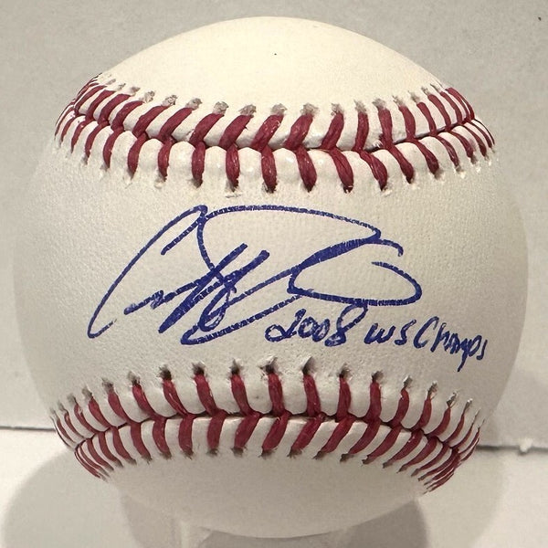 Phillies GEOFF JENKINS Signed Official MLB Baseball AUTO w/ 2008 WS Champs - BAS