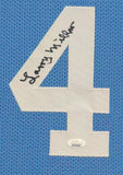 FRAMED UNC TAR HEELS LARRY MILLER AUTOGRAPHED SIGNED JERSEY JSA COA