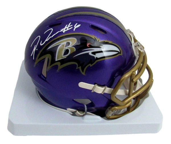 Patrick Queen Signed/Auto Ravens Purple FLASH Mini Helmet Beckett 1645 – Super Sports Center
