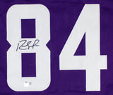 Randy Moss Signed Minnesota Vikings Jersey (Beckett) 6xPro Bowl Wide Receiver