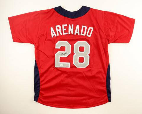 Nolan Arenado Signed 2018 All Star Game Jersey (JSA COA) Cardinals & Rockies 3.B