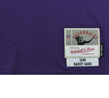 Randy Moss Signed Minnesota Vikings Mitchell and Ness Legacy Purple NFL Jersey
