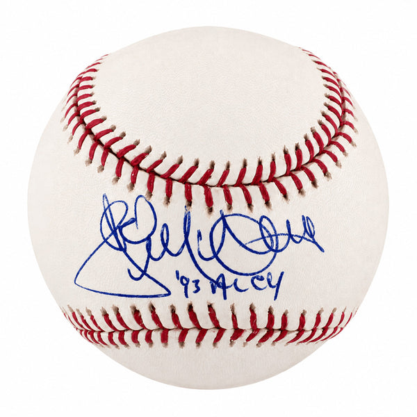 Jack McDowell Signed Rawlings (Selig) MLB Baseball w/93 AL CY - (SCHWARTZ COA)