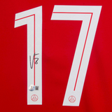 Vitinha Signed PSG Away Soccer Jersey #17 with Beckett Witness