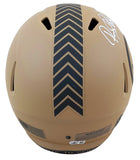 Steelers Rocky Bleier "3x Insc" Signed STS II F/S Rep Helmet W/ Case BAS Witness