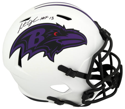 Jonathan Ogden Signed Ravens LUNAR Riddell F/S Speed Rep Helmet w/HOF'13 -SS COA