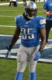 Joique Bell Signed Detroit Lions Jersey (JSA) Motown Running Back 2011 / 2016