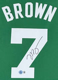 Jaylen Brown Signed Framed Boston Celtics Nike Swingman Jersey BAS
