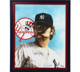 Sparky Lyle Signed New York Yankees MLB Framed 16x20 Artwork Limited Edition 1/1