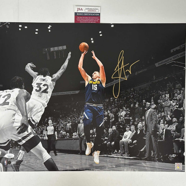 Autographed/Signed Nikola Jokic Denver Nuggets 16x20 Basketball Photo JSA COA #4