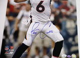 Jay Cutler Autographed 16X20 Photo White Jersey - JSA